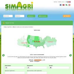 SimAgri - The online agricultural simulation game