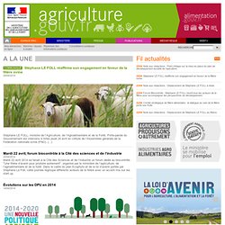 Ministère de l'Agriculture et de la Pêche : Vinz et Lou mettent les pieds dans le plat