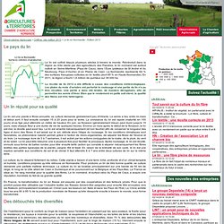 Le panorama de l'agriculture et de l'agroalimentaire - Le lin en Normandie - Edition 2013