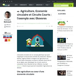 Agriculture, Economie circulaire et Circuits Courts : Ekovores