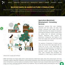 Blockchain in Agriculture