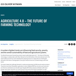 Agriculture 4.0 – The Future Of Farming Technology