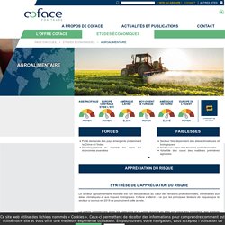 Agroalimentaire / Etudes économiques - Coface
