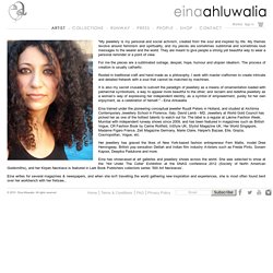 Official site of Eina Ahluwalia, Conceptual Jewellery Artist