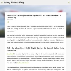 Ahmedabad Delhi Flight Service : Quick And Cost Effective Means Of Commuting