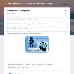 AI and Machine Learning in SEO