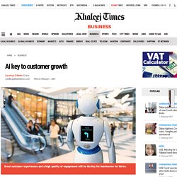 AI key to customer growth