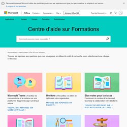 Aide de Formations