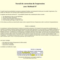 Aide individualisée - Expression