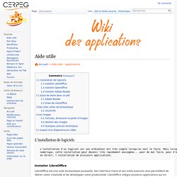 Aide utile — Applications