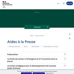 Aides à la Presse