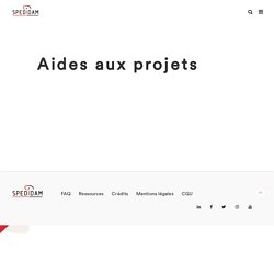 Aides aux projets - Spedidam