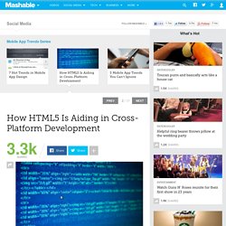 How HTML5 Is Aiding in Cross-Platform Development