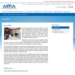 AIMA Overview