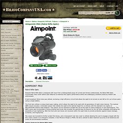 Aimpoint® PRO (Patrol Rifle Optic)