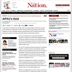AIPAC's Hold
