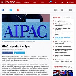 2013 l'AIPAC qualifie ASSAD de barbare