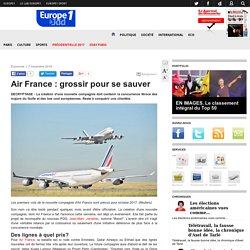 Air France : grossir pour se sauver