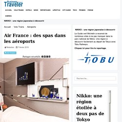 Air France : des spas dans les aéroports