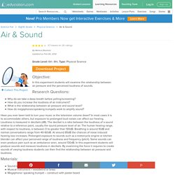 Air & Sound Experiment