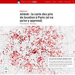 Airbnb : la carte des prix de location à Paris (et ce qu’on y apprend)