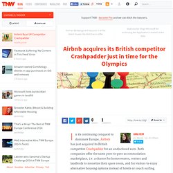 Airbnb Buys UK Competitor Crashpadder