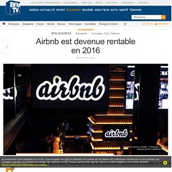 Airbnb est devenue rentable en 2016