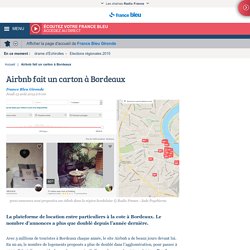 Airbnb fait un carton à Bordeaux