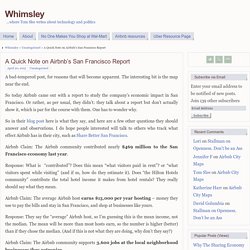 A Quick Note on Airbnb’s San Francisco Report - Whimsley
