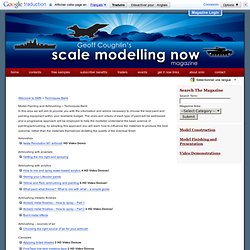 Model Painting and Airbrushing – Techniques Bank : Scale Modelling Now