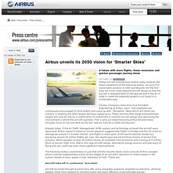 Airbus unveils its 2050 vision for ‘Smarter Skies’