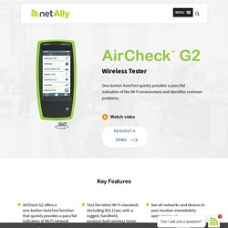 AirCheck™ Wi-Fi Tester - Wireless Signal Tester