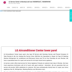 LG Airconditioner Center lower parel