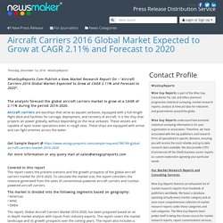 Aircraft Carriers 2016 Global Market Expected to Grow at CAGR 2.11% and Forecast to 2020