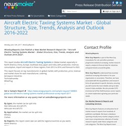 Aircraft Electric Taxiing Systems Market - Global Structure, Size, Trends, Analysis and Outlook 2016-2022