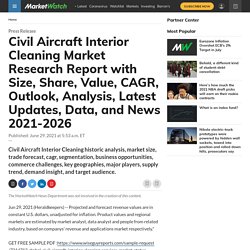 Civil Aircraft Interior Cleaning Market Research Report with Size, Share, Value, CAGR, Outlook, Analysis, Latest Updates, Data, and News 2021-2026