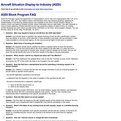 Aircraft Situation Display to Industry