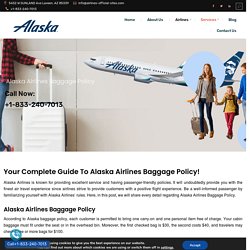 Alaska Airlines Baggage Policy