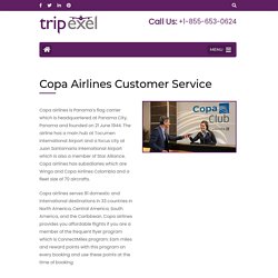 Copa Airlines customer service +1-855-653-0624