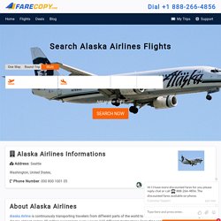 Alaska Airlines - Alaska Airlines Flights - Cheap Flights - FareCopy.com