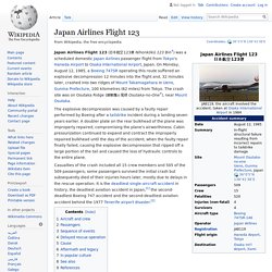Japan Airlines Flight 123 - Wikipedia
