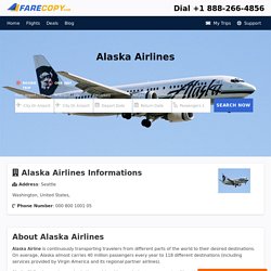 Alaska Airlines - Alaska Airlines Flights - Cheap Flights