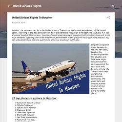 United Airlines Flights To Houston
