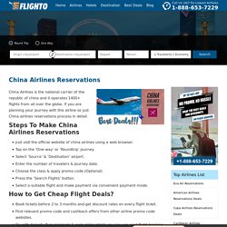 China Airlines Reservations