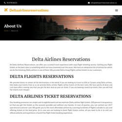 Delta Airlines Flights Airline Tickets