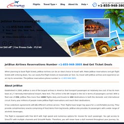 JetBlue Airlines Reservations +1-855-948-3805: Official Site, Book a Flight