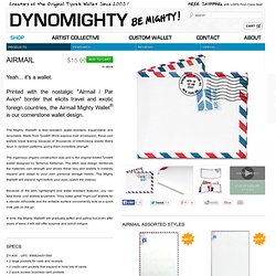 Design - Airmail Mighty Wallet® 856824001590