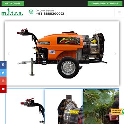 Mitra’s Tractor Sprayer & Blower