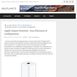 Apple Airport Extreme : tour d'horizon et configuration