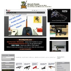 AirSoft Panda - Airsoft Gun (Softair Gun) Retail and Wholesale From Asia(エアガン(エアーガン)通販、電動ガンの販売、卸売り)
